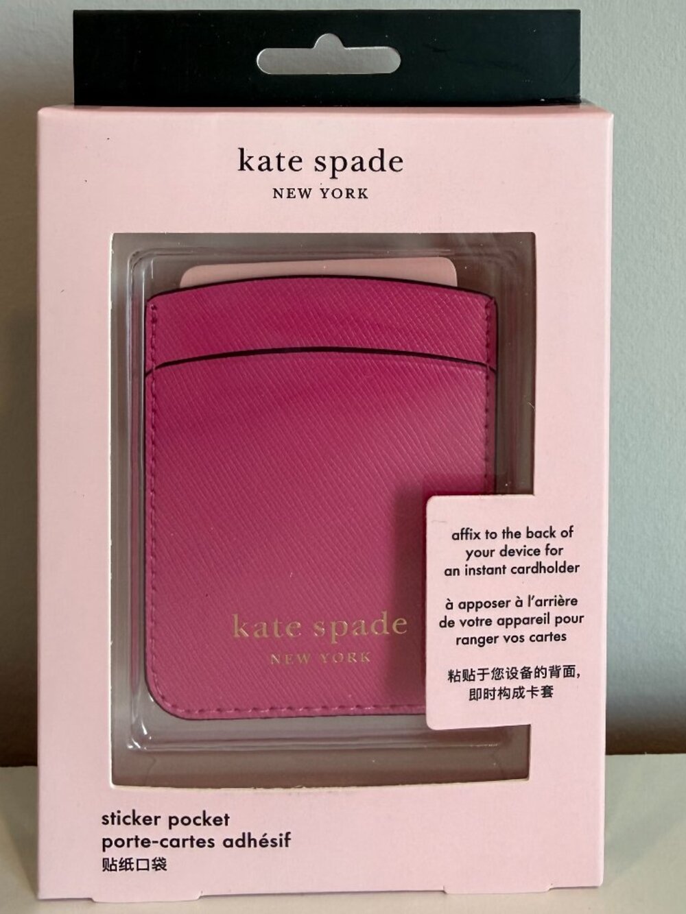 Kate Spade New York Cell Phone Sticker Pocket